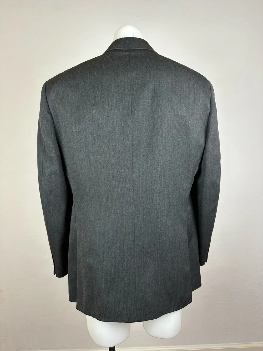 Brooks Brother’s Worsted Wool Blazer in Dark Charcoal